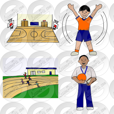 Gym Class Picture For Classroom Therapy Use Great Gym Class Clipart