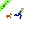 What did we find? A fox! Run!