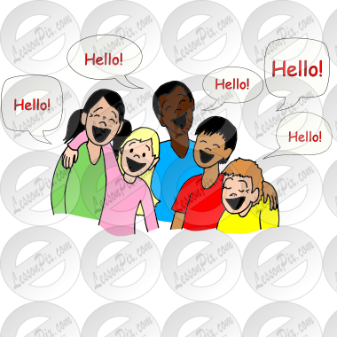 Friends Say Hello Picture For Classroom / Therapy Use - Great Friends ...