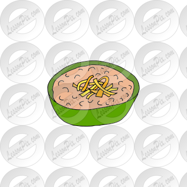 Refried Beans Picture for Classroom / Therapy Use - Great Refried Beans ...