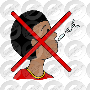No spitting