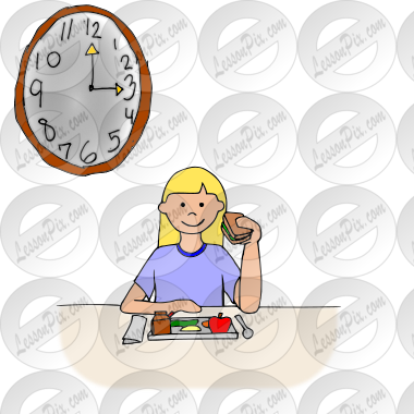 lunch time clipart